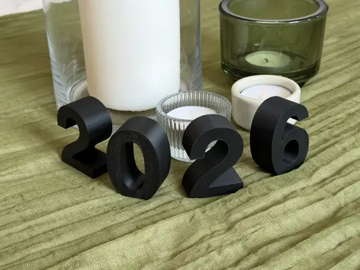 2026 Sign - New Year's Decoration (three sizes)