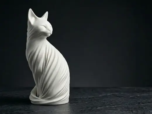 Modern and minimal cat