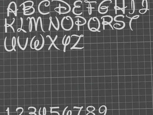 Disney Letters + Numbers ( Capital and Small )