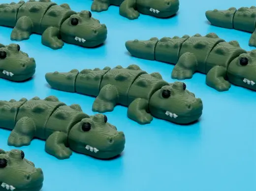 Flexi Crocodile - Articulated Fidget toy