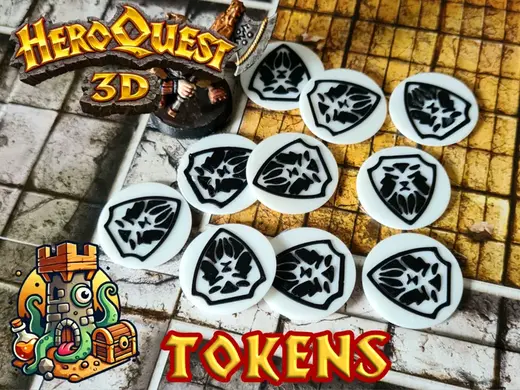 HeroQuest Monster Tokens Set