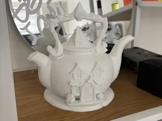 Tea Party in a Teapot! Whimsical Fairy House