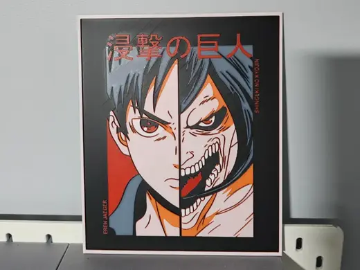 Eren Jager - Attack Titian hueforge - 5 colour