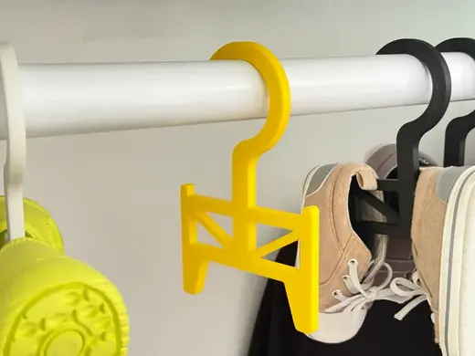 Baby Shoe Hanger for Closet - Small Size Shoes