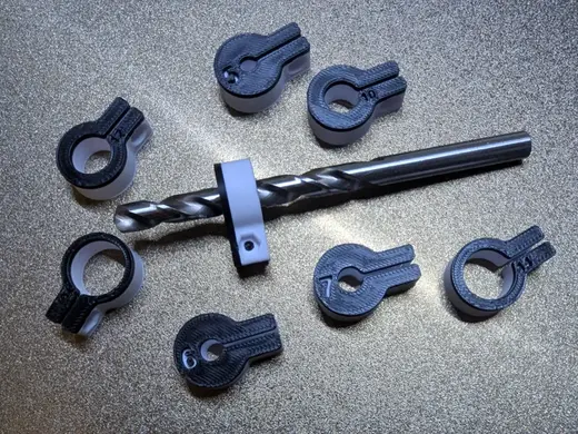 Drill Depth Gauge Set | 5mm–16mm