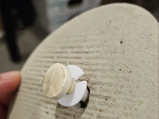 Flip-Flop (thongs) strap fix ring