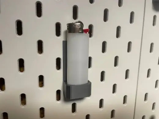 Ikea Skadis BIC Feuerzeug Halter
