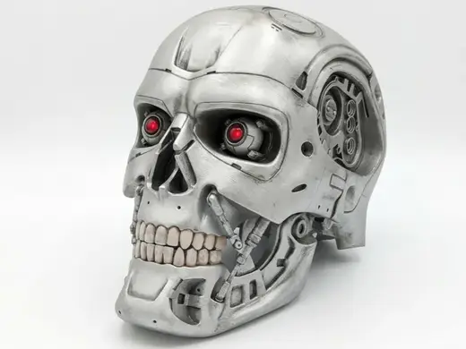 T-800 Head for a1mini Full size in parts, no stand