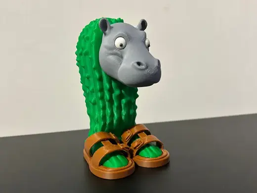 Articulated toy Cacto ippopotamo