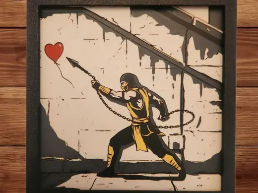 "There is No Hope" Banksy/retro games inspired set