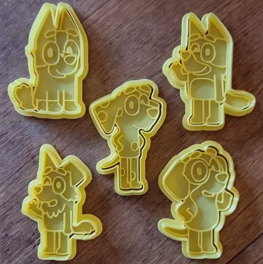 Bluey Cookie Cutter Set – Set of 5 (Set 1)