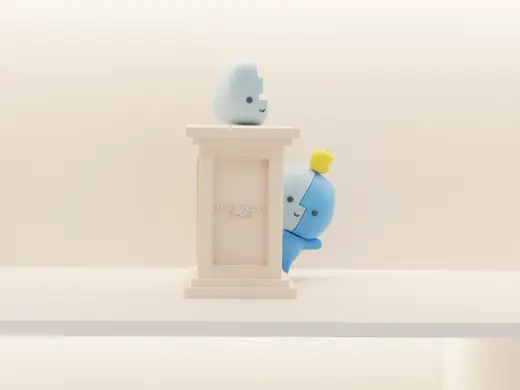 苹果吉祥物Little Finder Guy 积木拼装玩偶(B)