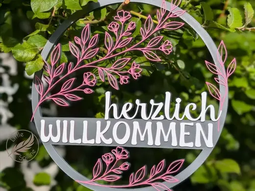 Herzliche Willkommen Kranz