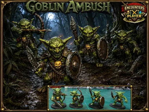 Goblin Ambush: DnD Pathfinder Mini