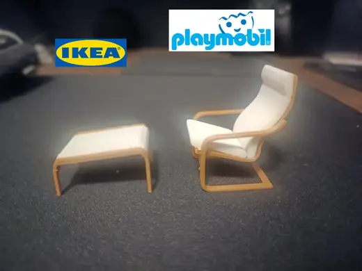 Chaise Ikea Poang Playmobil