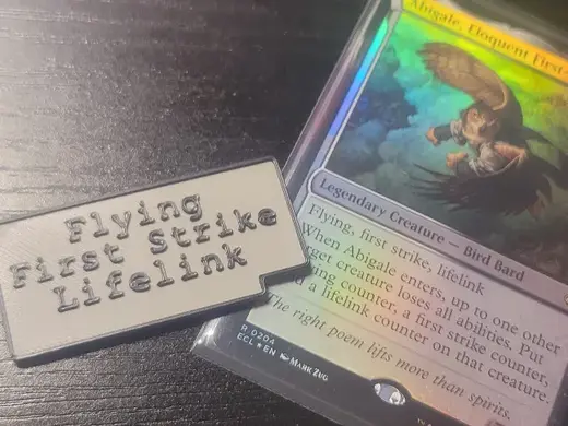 Abigale, Eloquent first year tokens
