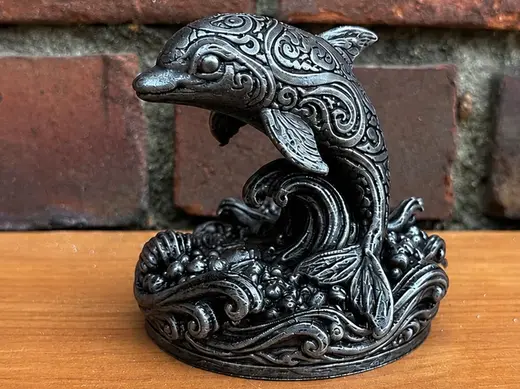 Ornamental Dolphin Figurine