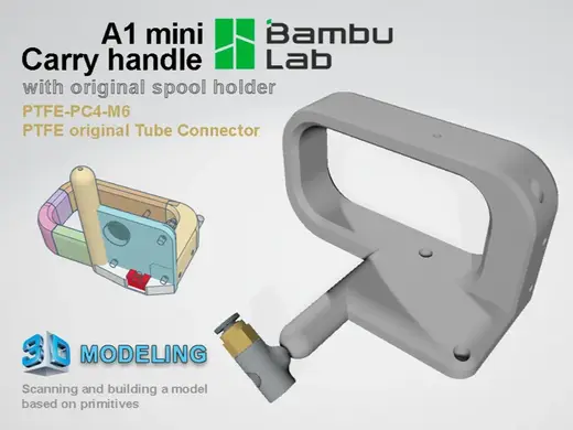 bambulab A1 printer carrying handle