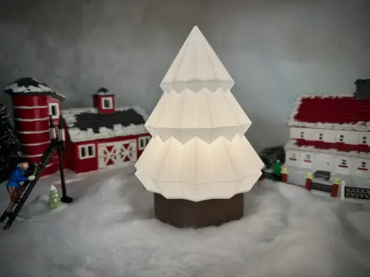 Glowing Christmas tree