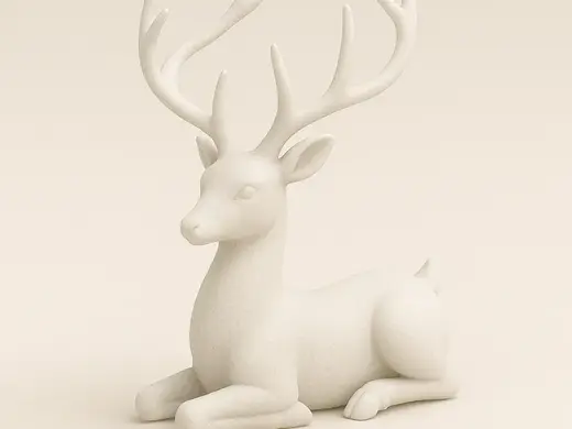 Jeune Renne de noël