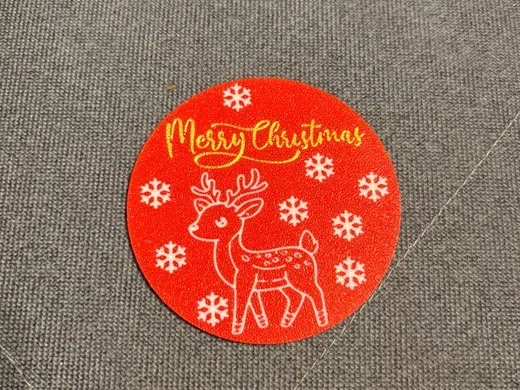 merry christmas coaster