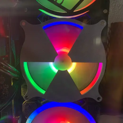 Radioactive Fan Cover for 120mm PC Fans