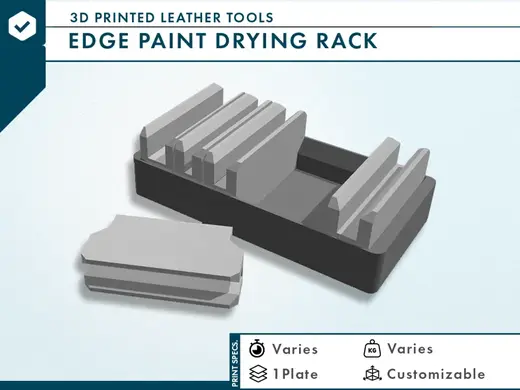 Leather Edge Paint Drying Rack - DryNest