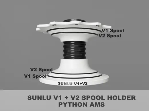 Self Centering Sunlu V1+V2 Python Spool Holder