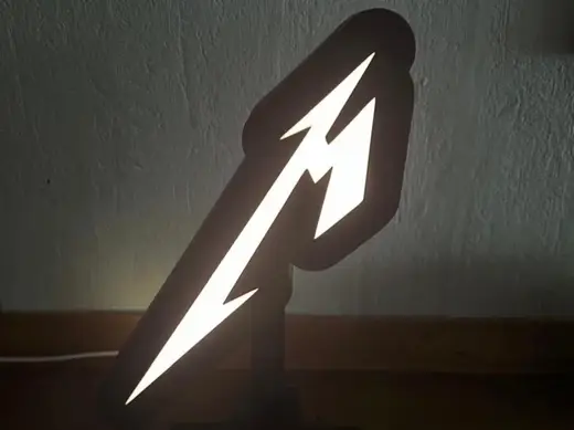 metallica light box ( only the box not the stand )