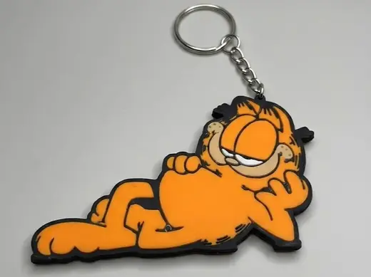 Garfield Keychain - Cute Cartoon Cat