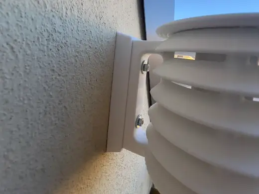 Staffa muro modulo esterno stazione meteo Netatmo