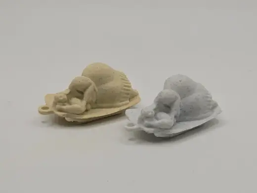 The Sleeping Lady Keychain (Maltese Icon)