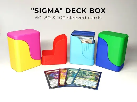 "Sigma" | Deck Box | Magic & Pokemon TCG