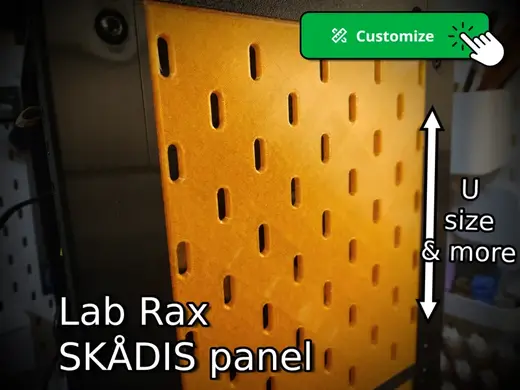 Lab Rax IKEA SKÅDIS Side Panel | Customizable