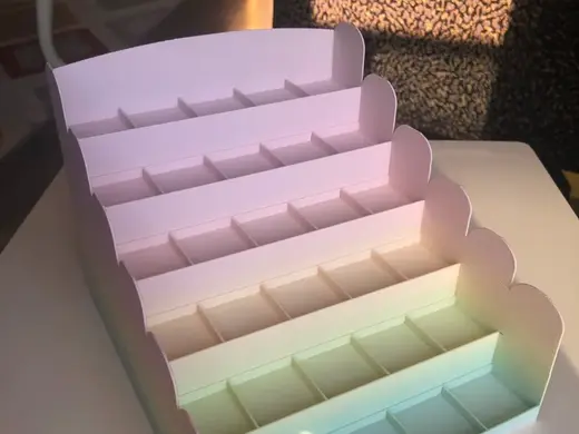 Nail Polish Stand -30 Bottle Display - No Supports