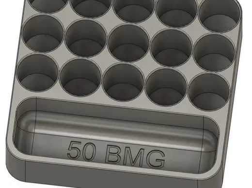 50 BMG Reloading Tray