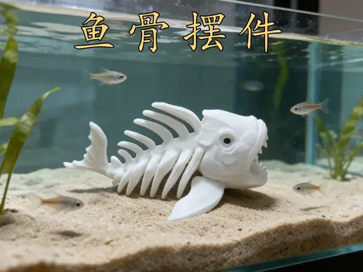仿真鱼骨架(鱼缸/爬宠装饰物)