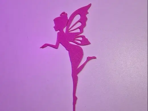 Cute Fairy topper birthday cake