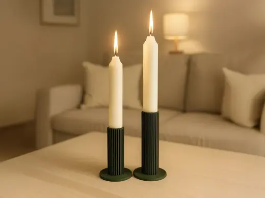 Modern Candleholder Japandi Duo