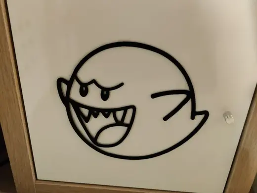 Super Mario Boo wall decoration