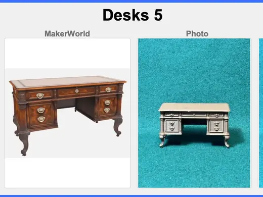 RPG • Dollhouse • Mini: Victorian Era Desks 4