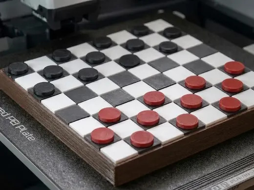 Simple Checkers/Chess Board