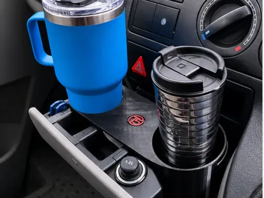 VW T5 Cupholder. Fits any cup up to 77mm