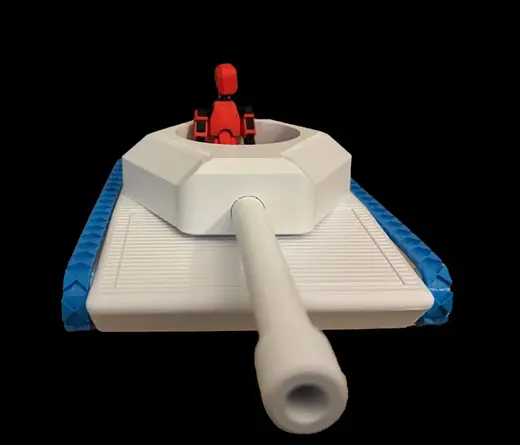 Dummy 13 Modern Tank - Turret Moves