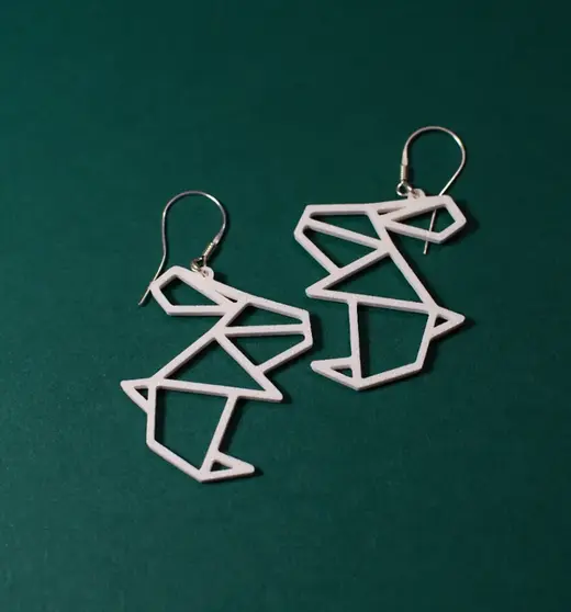 Earrings easter bunny