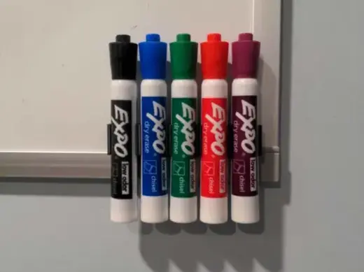 Magnetic Dry Erase Marker Holder