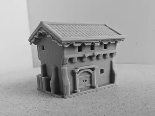 Ancient Mediterranean Building Miniature 016