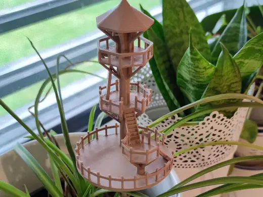 Mini Treehouse 3 Plant Decoration