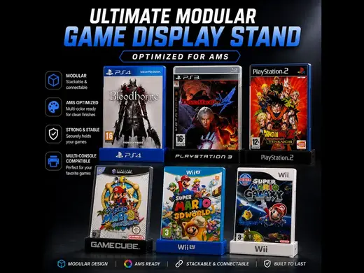 Ultimate Modular Game Display Stand AMS Optimized