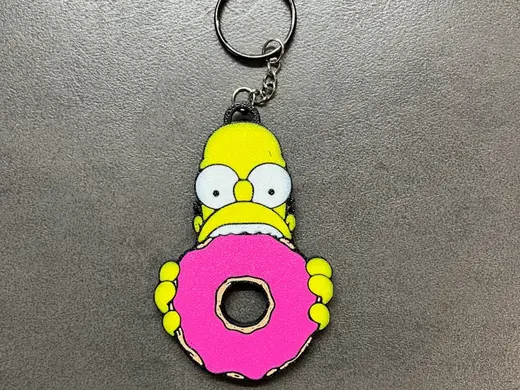 Homer Simpsons - Donut Love keychain